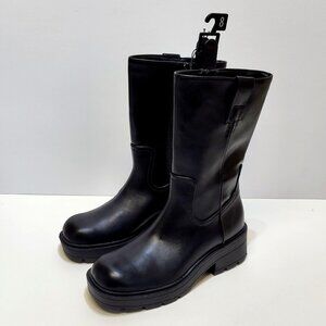 No Boundaries Lug Pull On Side Zip Boot 2.2" Heel True To Size WMNS US 8 NWT